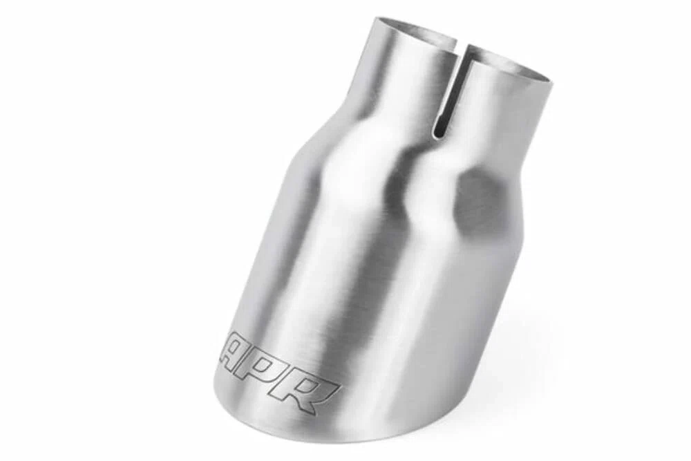 Fits 2017-24 718 Boxster Porsche Double-Walled 3.5_Cut Tips (Silver)-Set TPK0007